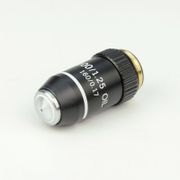 DIN45mm Oil 100X Achromatic Objective Lens 195 100X/1.25 160/0.17 Objectives for Biological Microscope