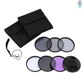 Andoer 72mm UV+CPL+FLD+ND(ND2 ND4 ND8) Photography Filter Kit Set Ultraviolet Circular-Polarizing Fluorescent Neutral De   Cam3.30