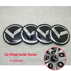 KIA Car Wheel Center Cover Stickers Modified K Logo Metal Standard Personalized Decoration Hub Caps Car Stickers 56.5m