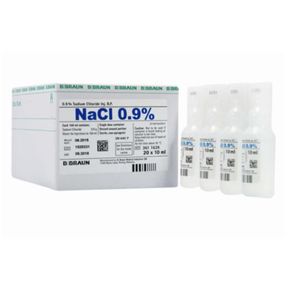 [20pcs] Braun Sodium Chloride NaCl 0.9% for Injection 10mls / 20mls Medpro Medical Supplies