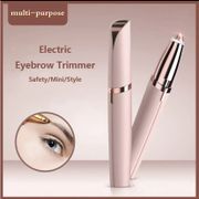 Electric Eyebrow Razor Steel Painless Eyebrow Trimmer Portable Facial Hair Remover Mini Eye Brow Epilator Shaper Beauty