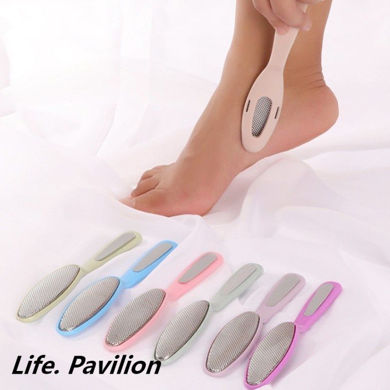 Foot Scraper Set, 8pcs Premium Stainless Steel Professional Foot Scrubber  Pedicure Foot File Callus Remover Used on Wet Dry Feet