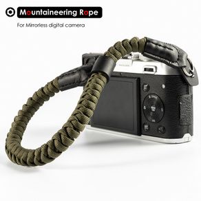 Mountaineering Nylon Rope Camera Wrist Hand Strap Belt for Mirrorless Digital Camera Leica Canon Nikon Olympus Pentax Sony