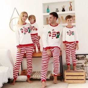 Family Matching Christmas Xmas Pyjamas Set Adult Kids