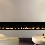 Inno-Fire 60 inch silver or black wifi real fire indoor intelligent smart ethanol fireplace
