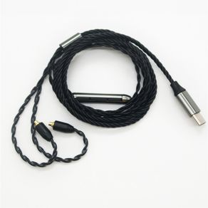Type-c  MMCX cable For Shure SE846 se215 W40 W50 Earphone Headphone Cables with mic headset For huawei xuaimi