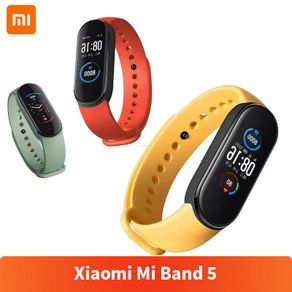 Xiaomi Mi Band 5 Smart Bracelet AMOLED Screen Miband 5 Smartband Fitness Traker Bluetooth Sport Waterproof Smart Band