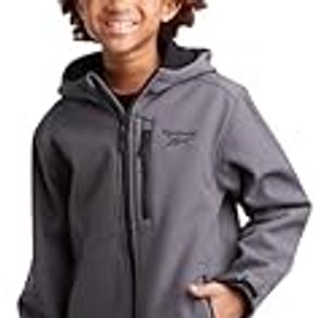 Reebok Boys' Jacket - Weather Resistant Fleece Lined Hooded Coat - Lightweight Outerwear Windbreaker for Boys (8-20)