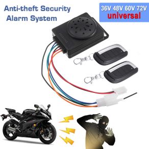 Universal Motorcycle Bike Alarm System Scooter Anti-theft Security Alarm  Moto Remote Control Engine Start + Alarme Moto Speaker - AliExpress