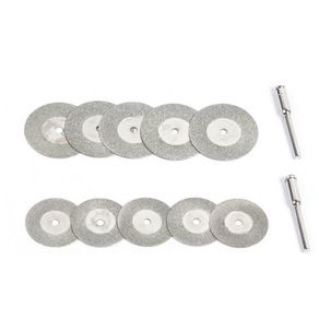 10pcs/set 35mm Circular Diamond Saw Blade Diameter Grinding Cutting Disk Slice Dremel Accessories Kits Rotary Tools