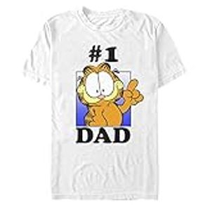 Nickelodeon Men's Big & Tall #1 Dad T-Shirt, White, Large Big Tall