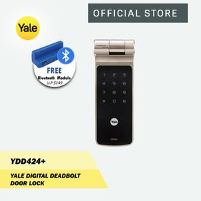 Yale YDD424+ Digital Biometric Deadbolt Lock FREE Yale Link Bluetooth Module