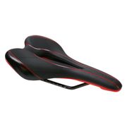 Synthetic Leather Steel Rail Hollow Breathable Gel Soft Cushion Road Silicone MTB Bike Bicycle Cycling Seat Saddle Bike Saddle