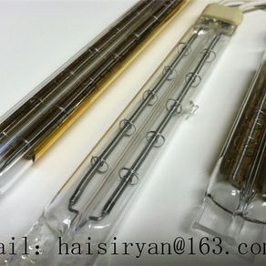 customized 500w 350mm far Single tube Electric halogen IR quartz glass heater tubes