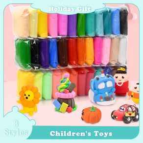 Children Gift Antistress Polymer Clay DIY Toys Colorful Soft Clay Air Dry  Plasticine 36 Colors Slimes Modeling Clay Super Light Slimes 36 COLORS 