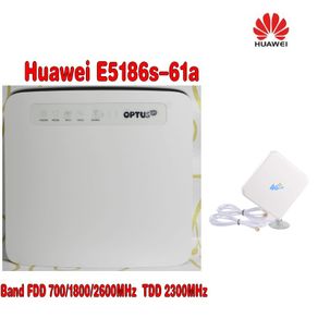 Huawei E5186 E5186S-61A 4G Cat6 802.11ac 300Mbps LTE CPE wifi router +High Quality Indoor 35dBi SMA Male 4G Antenna Cable Length