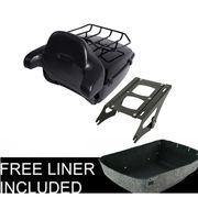 Motorcycle Pack Trunk Mount Luggage Rack Backrest For Harley Tour Pak Touring Road King Road Glide Street Glide 2014-2020 19