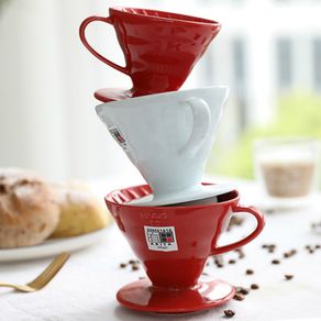 Japan Hario V60 Coffee Dripper ceramics Coffee Filter Barista Specialized Coffee V60 Reusable Coffee Filters Hario Genuine