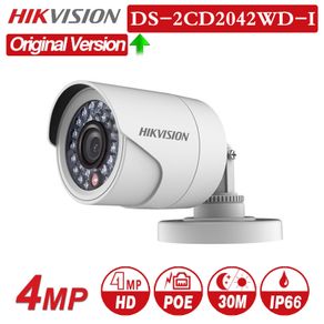 Hikvision 4MP POE waterproof outdoor and indoor Network Security Camera  IR Night Vision Bullet Wide Angle  IP Camera