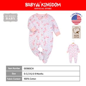 Hudson Baby 1pc Sleepsuit (0-3M/ 3-6M/ 6-9M)