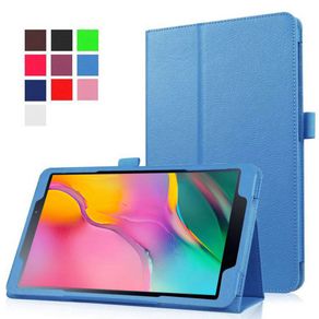 Two Folding PU leather case For Samsung Galaxy Tab A 8 inch 2019 tablet cover SM-T290 T295 T297 Protective Tablet Case +film+pen