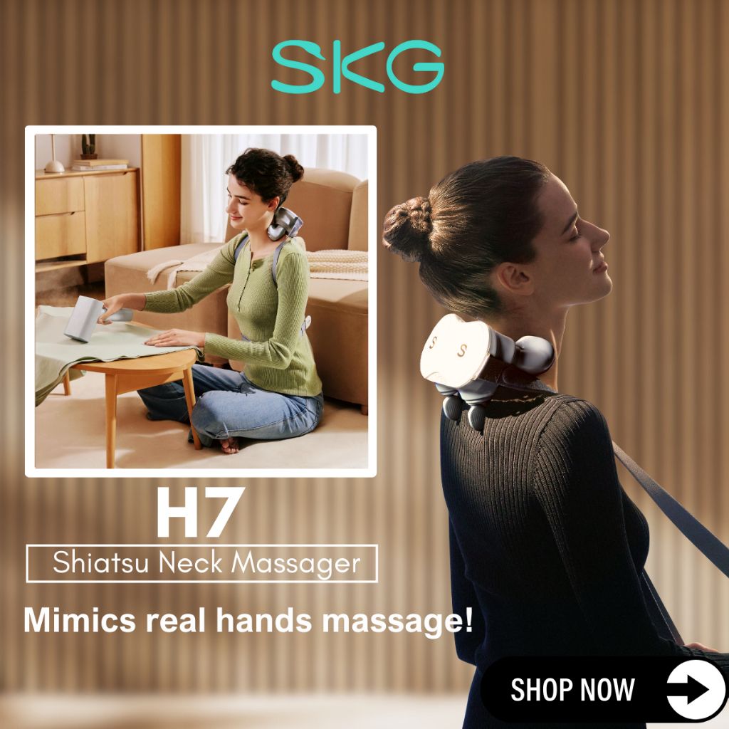 SKG G7 Pro Smart Neck Massager with Heat