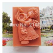 DIY Hot  Trumpeter  shape handmade soap mold  candle molds silicon mould Chocolate Candy Moulds Form of Cake