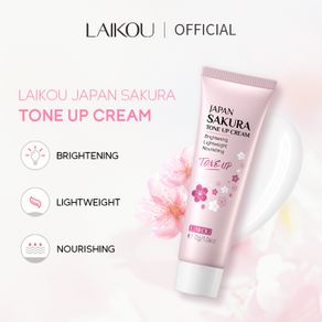 LAIKOU Japan Sakura Tone Up Cream Brightening Nourishing Reduce Skin Dullness 30g