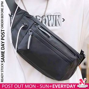 MV Bag Chest Bag Crossbody Shoulder Leather Sling Bag for Men