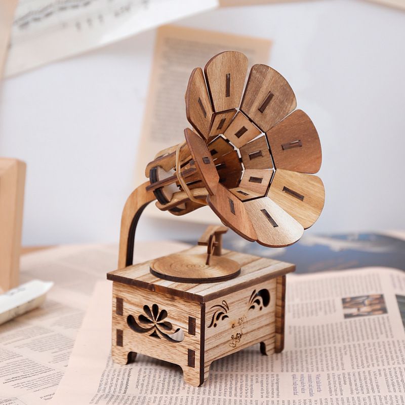 DIY 30-Note Music Box Set Hand-Cranked Programmable Mechanical Music Box 30  Notes Music Box Gift & Blank Paper Tape Hole Puncher - AliExpress