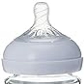 Philips Avent Natural Glass Baby Bottle, Extra soft, Newborn flow nipple, 120ml