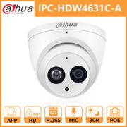 Dahua IP Camera Security IPC-HDW4631C-A 6MP HD CCTV IR30M Night Vision Built-In Mic IP67 Cam Surveillance Camera Home Outdoor