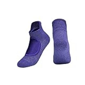 3 Pair Grip Socks Pilates Yoga Socks with Grips, Women Non Slip Socks Anti  Skid Socks for Barre Ballet Dance Workout Hospital