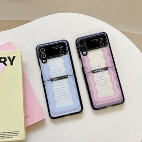 Samsung Galaxy Z Flip 4 5G Acrylic Case fashion Inspirational quotes mirror Samsung Galaxy Z Flip 3 hard Shockproof transparent Phone Creativity Case Cover