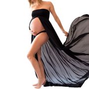 Chiffon Pregnancy Dress Photography Props Maternity Dresses For Photo Shoot Maxi Gown Dresses For Pregnant Women Clothes 2019