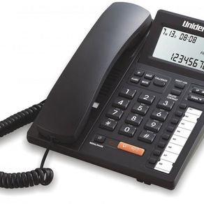 Uniden AS7411 Black Big LCD Executive Corded Phone