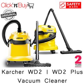 Karcher WD2 | WD2 Plus Vacuum Cleaner. Wet and Dry Multi Purpose Type. 12 Litres Container Capacity. Safety Mark Approved. 2 Years Warranty.