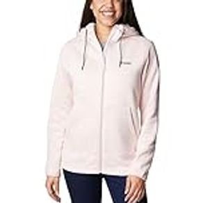Columbia Women's Sweater Weather Sherpa Full Zip, Dusty Pink Heather, 1X Plus