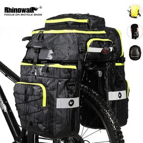 Cycling Bicycle Bag Double Side Rear Rack Tail Seat Trunk Bag