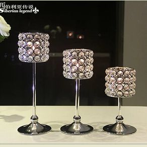 Scented Candles Christmas Candlestick Holders Block Glass Jars For Candles  Tealight Holder Romantic Decoracion Navidad X8t002 - Candle Holders -  AliExpress