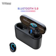 HBQ TWS Wireless Headphons True Bluetooth 5.0 Earphone Sport Handsfree Earbuds 3D Stereo Gaming Headset With Mic Charging Box