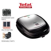 Tefal Snack Time w/Waffle & Panini Plates SW343