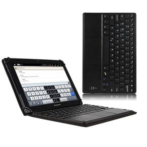 Fashion Touchpad Bluetooth keyboard case cover for 10.1 inch Excelvan F888  tablet pc for Excelvan F888  keyboard case