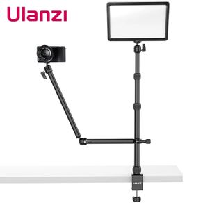 ULANZI VIJIM LS11 LS10 Desk Mount Stand Flexible Auxiliary Holding Arm Overhead Camera Webcam Table C-Clamp Ring Light Bracket