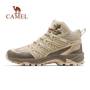 Camel Outdoor Mens Hiking Shoes Cushion Non-slip Men Winter Walking Boots