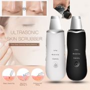 Professional Ultrasonic Facial Skin Scrubber Ion Deep Face Cleaning Peeling Rechargeable Skin Care Device Beauty Instrument Hot