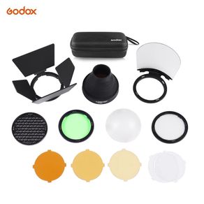 Godox AK-R1 Super Accessory Kit Honeycomb Snoot Diffuser and Filters for AD200 AD200Pro V1 Camera Portable Flash