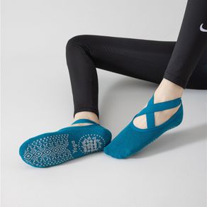 1 Pc Grip Socks Yoga Socks with Grips for Women Non Slip, Pilates, Workout, Pure  Barre, Ballet, Dance, Hospital Socks(Pink)